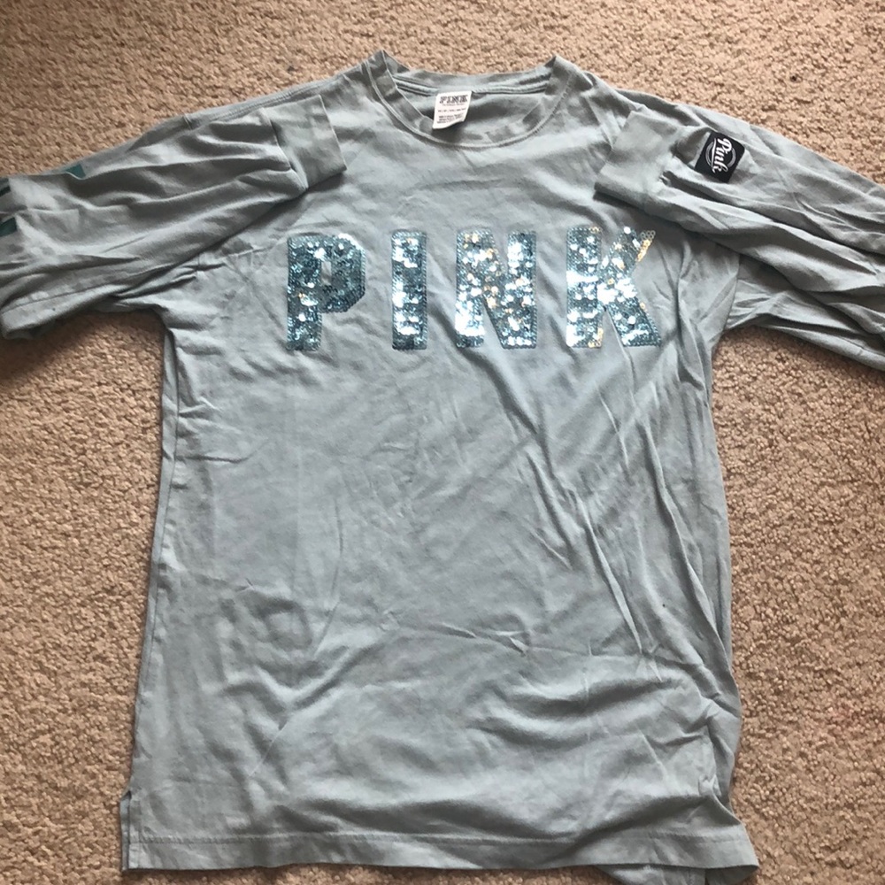 Long sleeve campus Pink Shirt